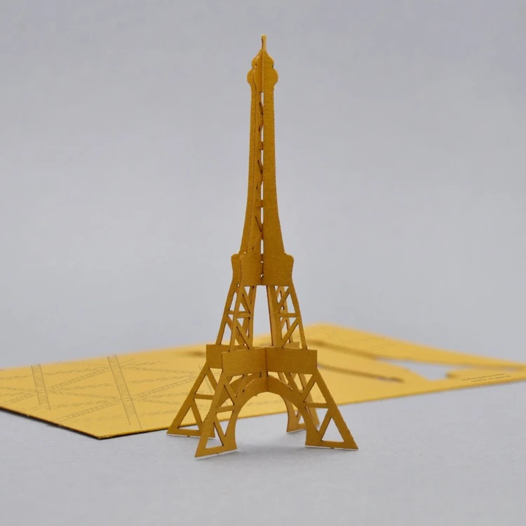 Carte postale 3D DIY Tour Eiffel SMALL (générique)