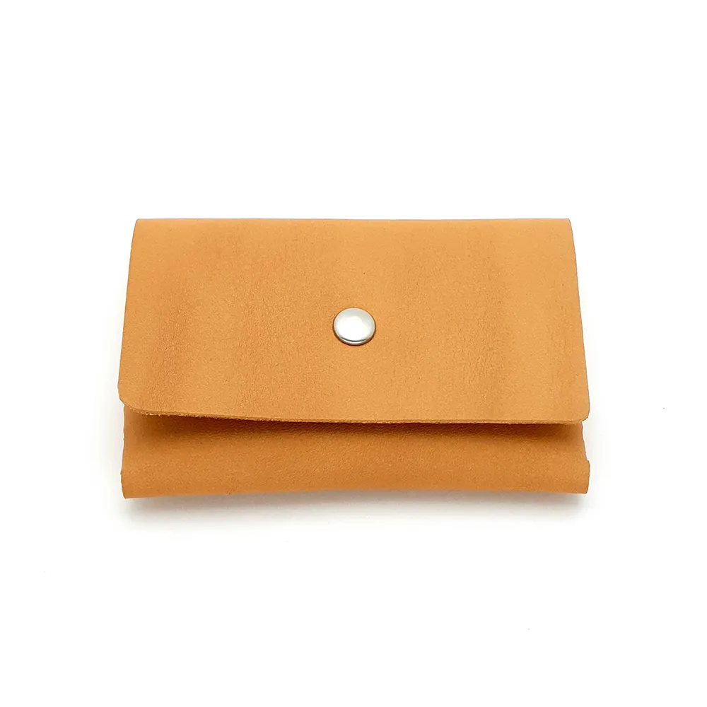 Pochette en cuir pour cartes et monnaie personnalisable - Amélie