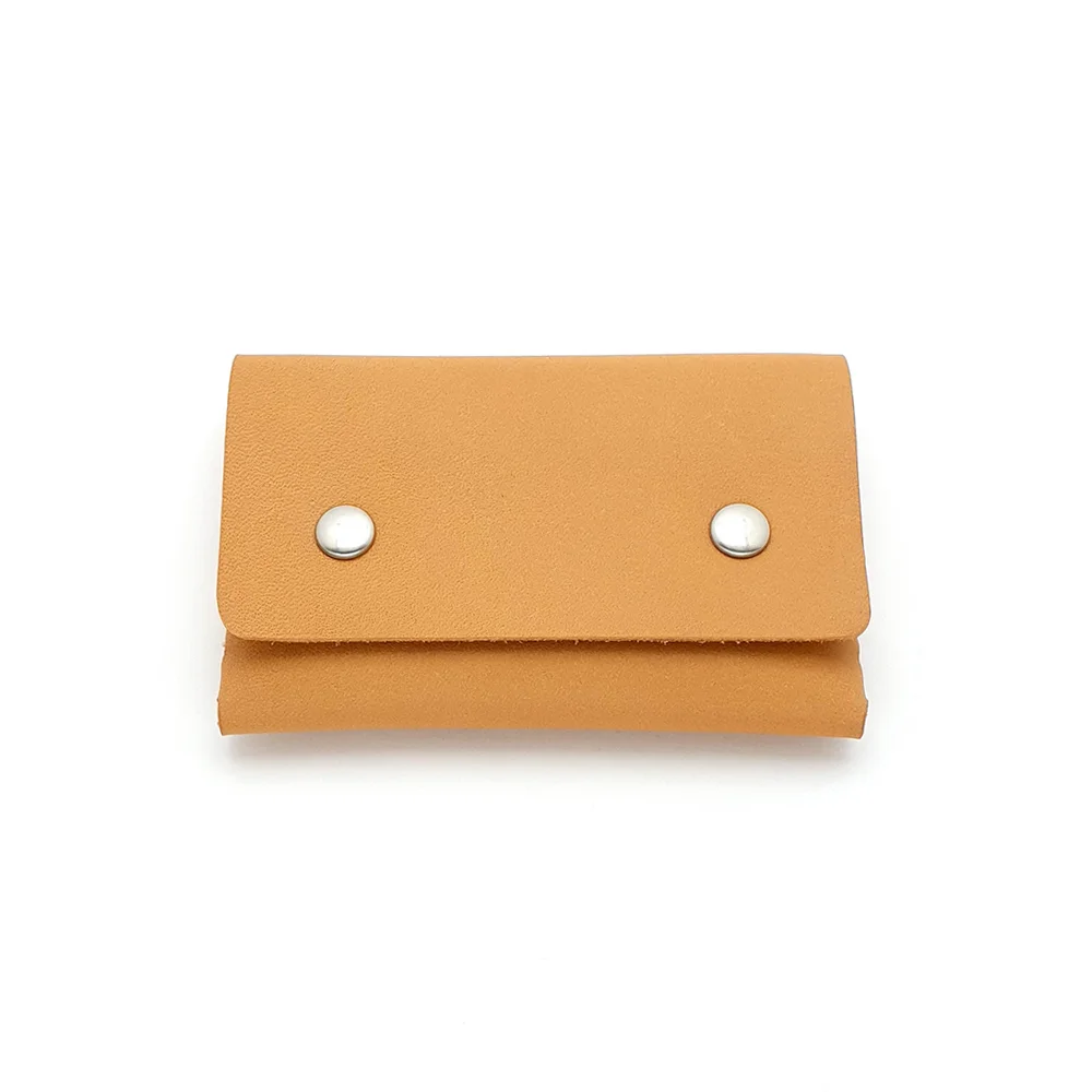 Pochette en cuir pour cartes et monnaie personnalisable - Bérénice